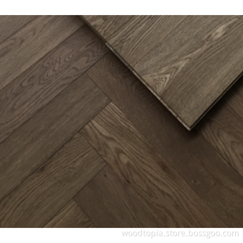 Hot sell herringbone parquet UV lacquer Oak